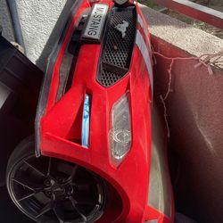 Red mustang toy Car