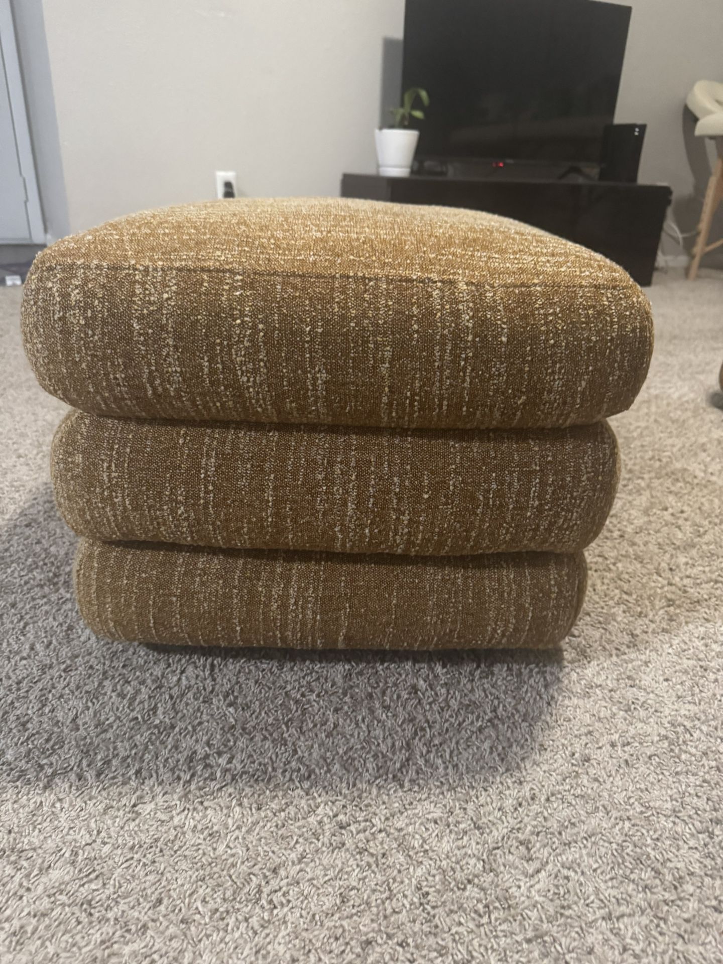 Comfy Pouf Ottoman For Living Room X2