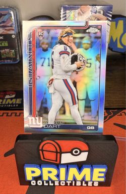 2025 Topps Chrome Jaxson Dart ( GIANTS ) IMAGE VARIATION REFRACTOR SP RC #306