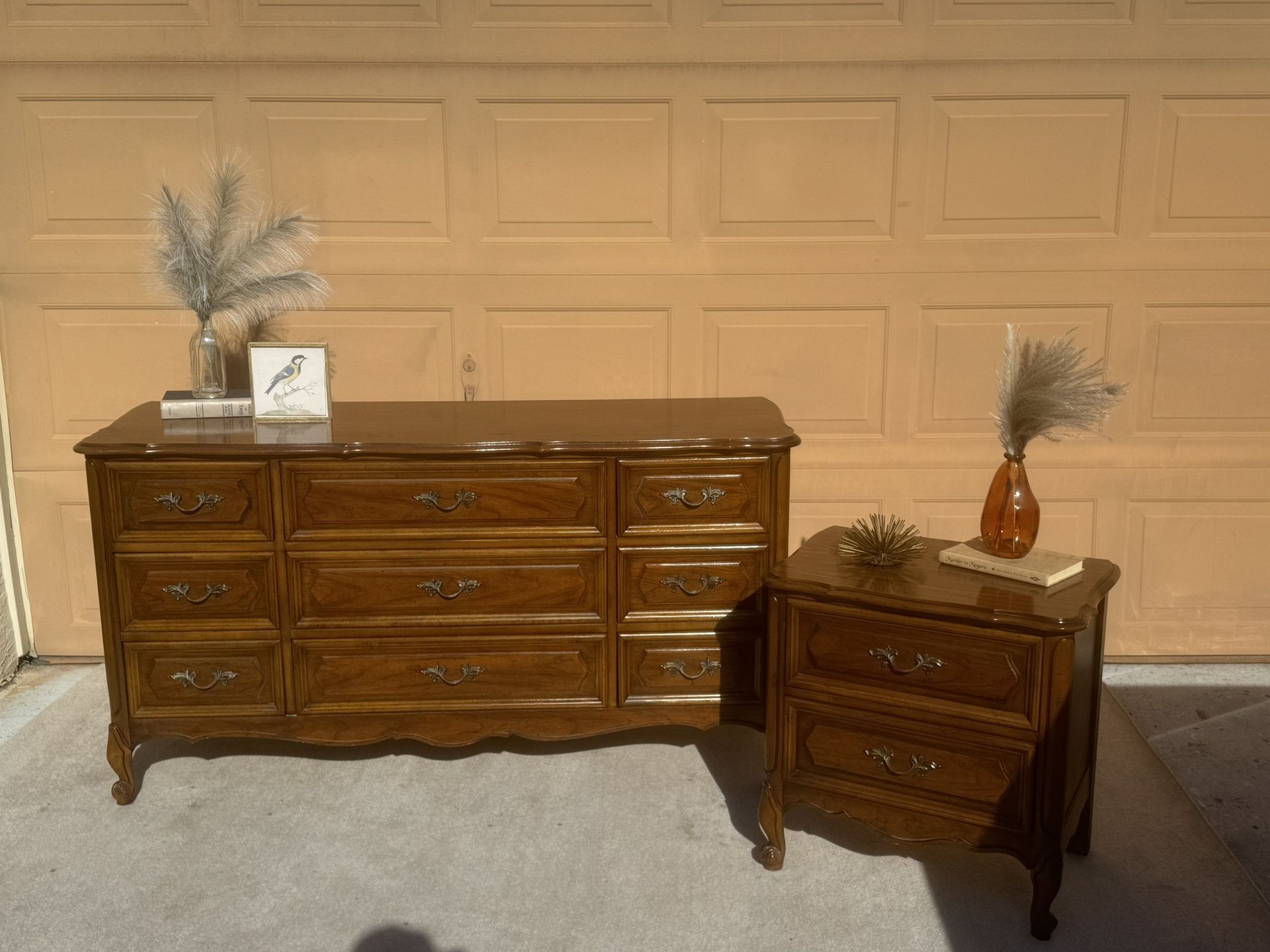 Henry Link Solid Wood French Provincial Dresser And Nightstand. Free Delivery