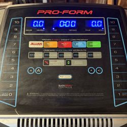 Pro Form Treadmill 