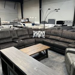 Power Recliner Sectional On Sale!