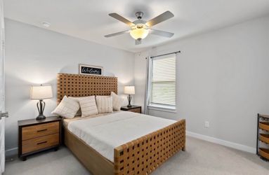 Two Side tables with USB and Electric plug  and Two lamps