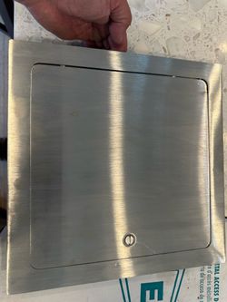 Stainless steel access door (11.5”x11.5”) finish size