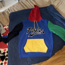 Color Blocked Exclusive Polo Hoodie 