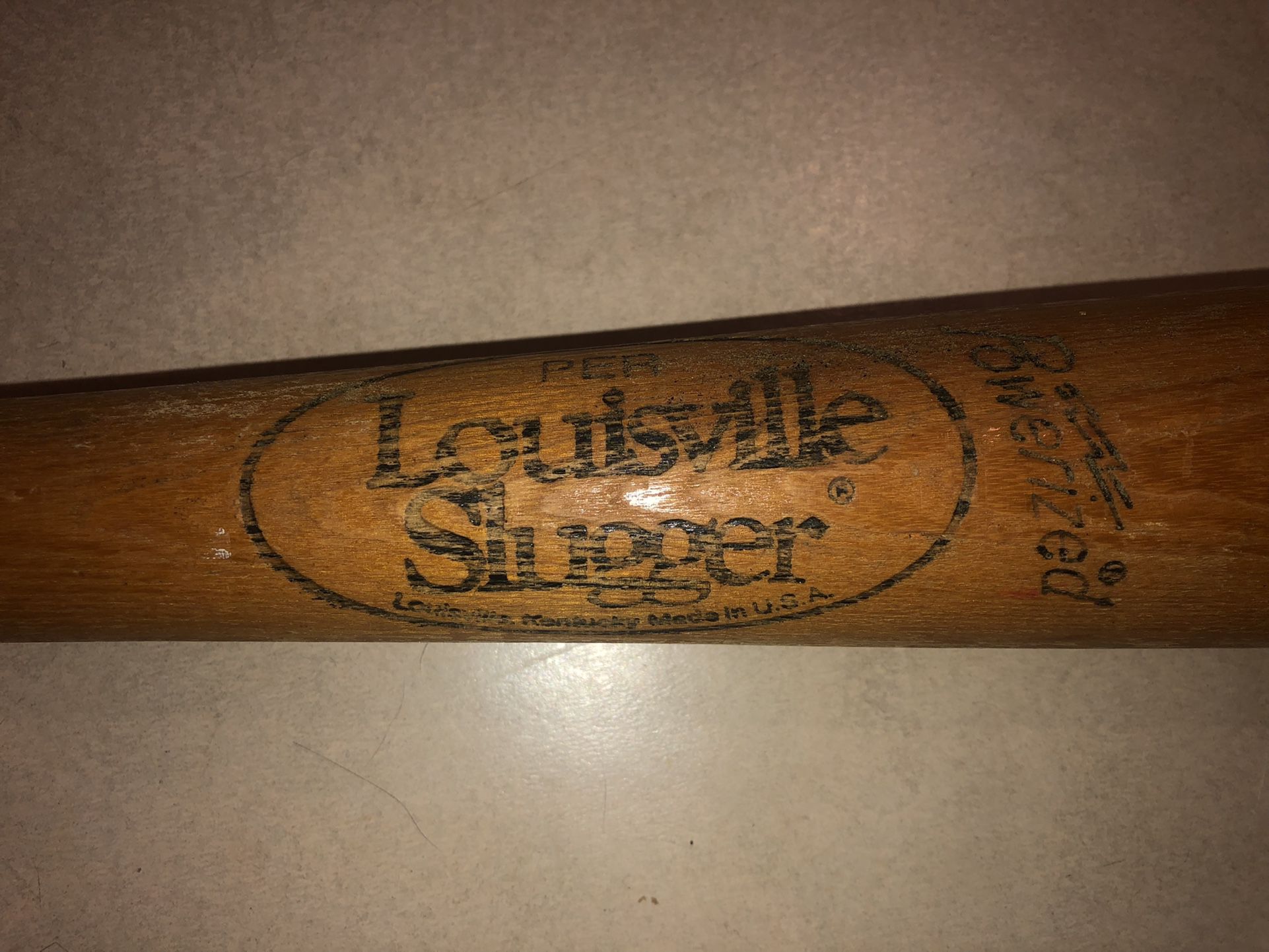 Vintage Wood Louisville Slugger Bat, Scott Woodard Model for Sale in  Marysville, WA - OfferUp