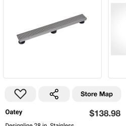Stainless Steel Linear Shower Drain (Have 3)