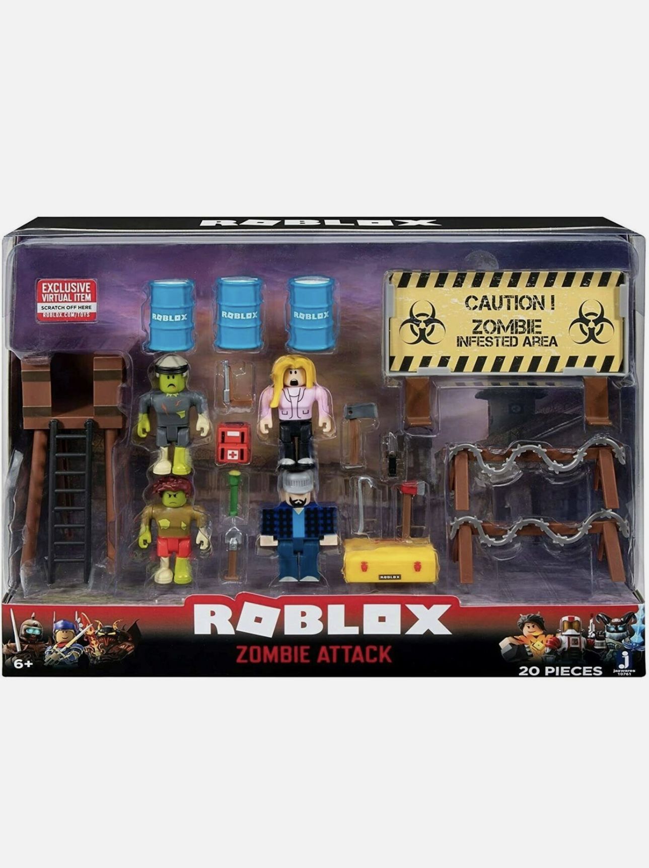 Roblox Zombie Attack Play set Brand New