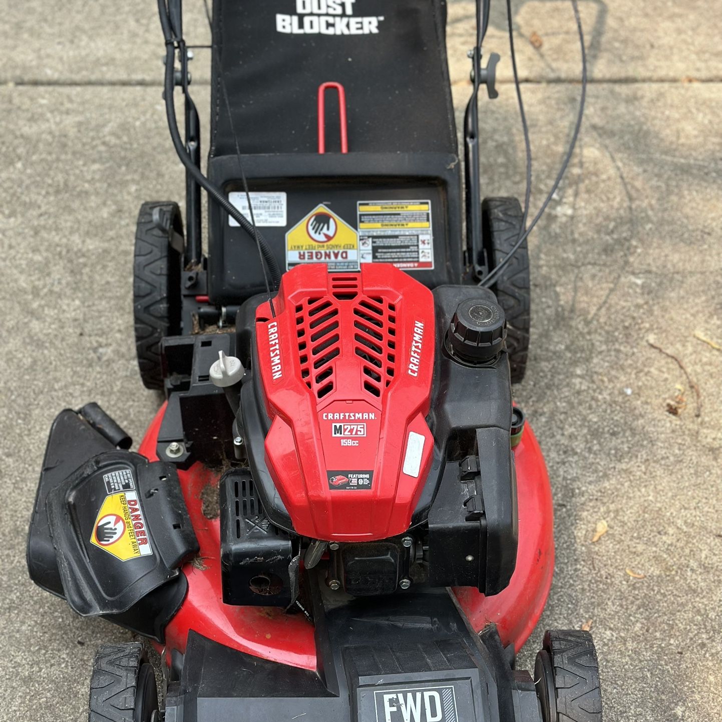Craftsman m275 2024 lawn mower