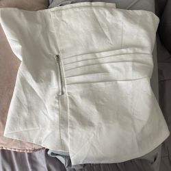 White Corset Top