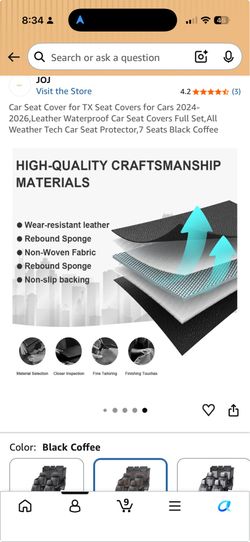 Car seat covers for 7 seater