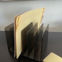 Divider Office Desk Organizer 6 Sectional Document Holder Mail Organizer