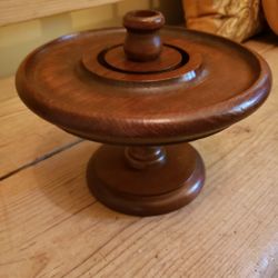 Lg. Wooden Candle Holder 