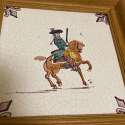 Delft Dutch vintage Hand Painted Tile 
