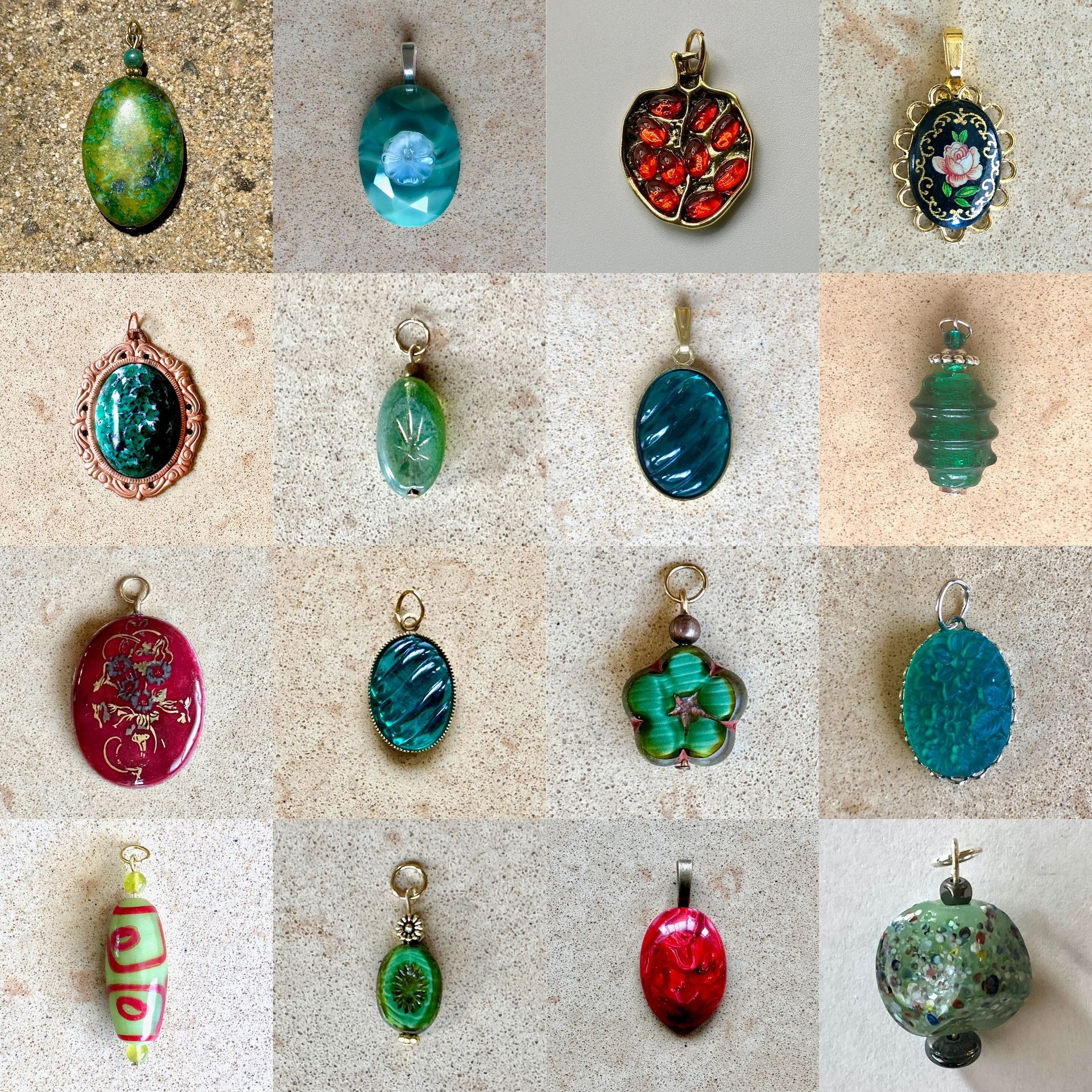 Christmas holiday charm pendants jewelry for sale!