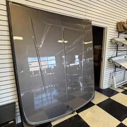 painted tonneau cover (stone grey)