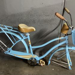 Cruiser Bike + Basket + Bottle Holder 