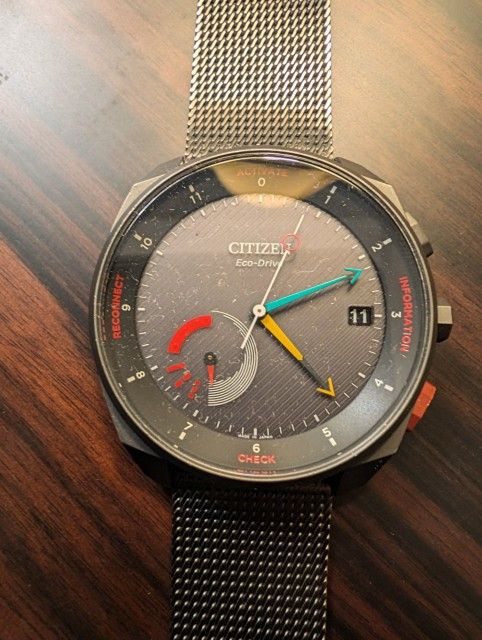 Citizen Eco-Drive Riiiver Men's Black Watch - BZ7005-74E