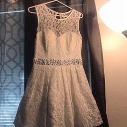 White Dress With Sparkles 