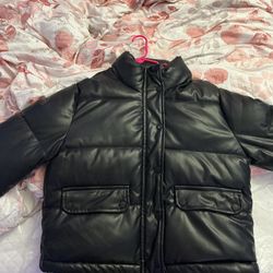 Brand New Black Puffer Jacket Medium 