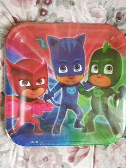 Pj masks dinner plates new