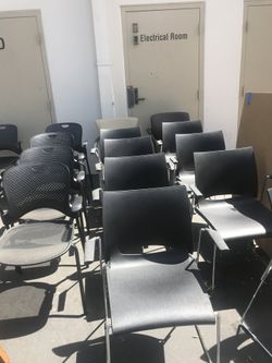 Herman miller black chairs $65 each And Acorn Chairs
