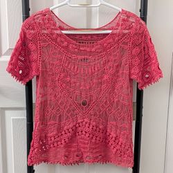 XS/S  Lace T-Shirt Top