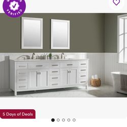 Double Sink Bathroom Vanity.
