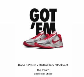 Nike Kobe 5 Protro Caitlin Clark Rookie of the Year 9.5