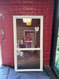 New vinyl window