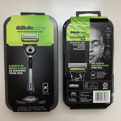 Gillette Labs premium 5 blade razor with travel case