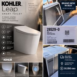 NEW KOHLER Leap Smart Toilet K-28529-0 – Brand New in Box