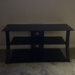 Black tv stand