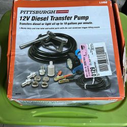 Pittsburgh automotive 12 V diesel transfer pump