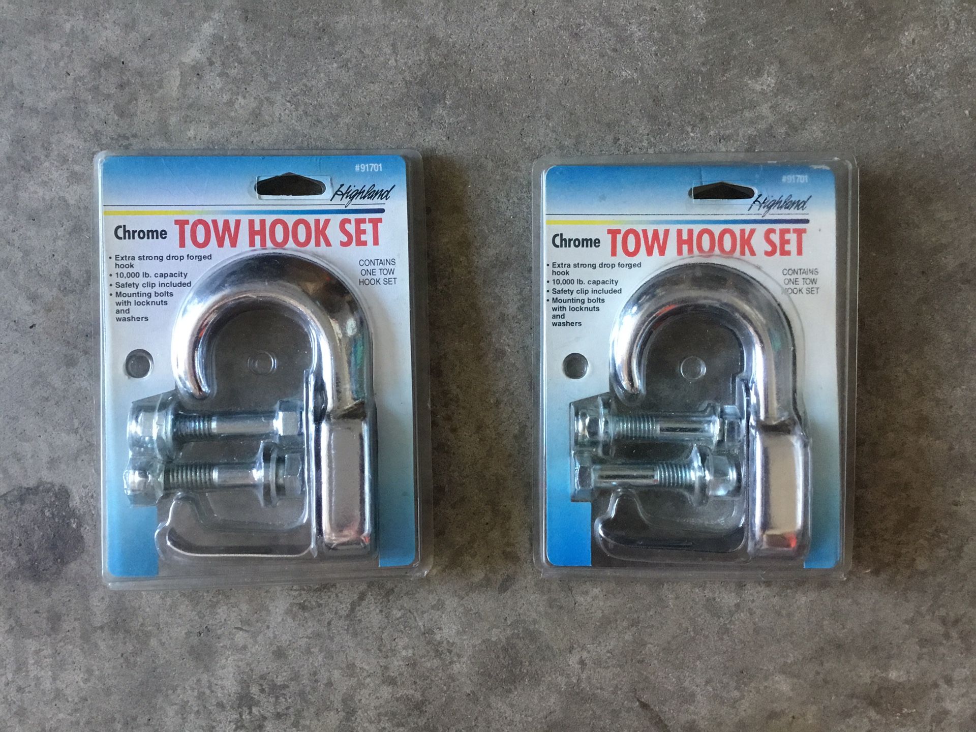 Tow Hooks 10,000 Pound Capacity
