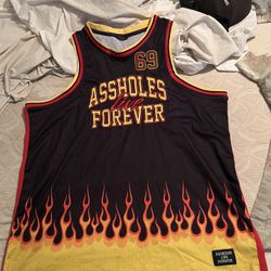Assholes Live Forever Basketball Jersey 