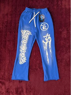 HELLSTAR Blue and White Color-way Sweatpants