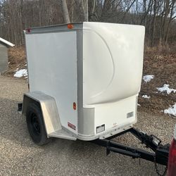1980 commercial grade 6 x 4 enclosed trailer “title in hand”