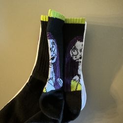 Disney Nightmare Before Christmas Halloween Socks, Set Of Three. Click photos to enlarge.
