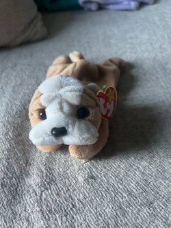 Ty Beanie Babies Wrinkles Bulldog Plush Beanbag Toy 1996 Vintage