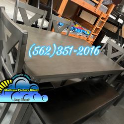 Complete grey Table Set New