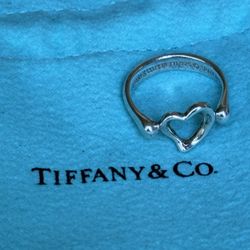 Tiffany Open Heart ring