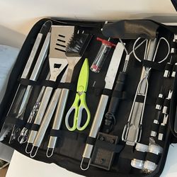 Grillset - Knifes And Utensils For Barbecue