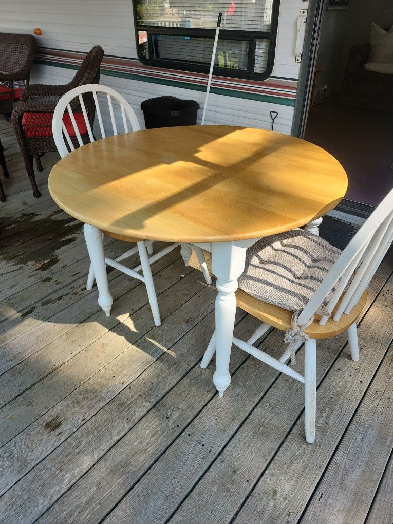 Small Kitchen Table With Two Chairs, 