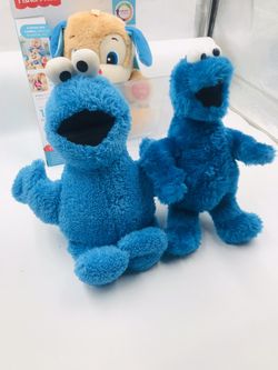 2 Cookie Monster Plush Stuffed Animals! Practically new!great condition!