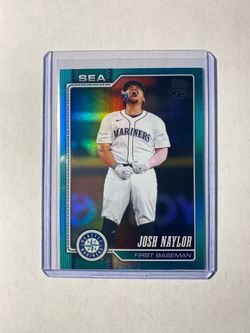 2026 Topps Series 2 Josh Naylor Aqua Rainbow Foil SP #395 Mariners *READ*