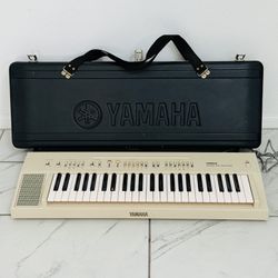 49-Keys YAMAHA PS-20 Vintage Keyboard GrunSound x057 Automatic Bass Chord System 1980s + Yamaha Hard Case