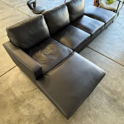 Leather Couch 