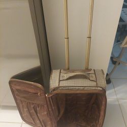 london fog luggage carry on 20” expandable 8 wheels spinner