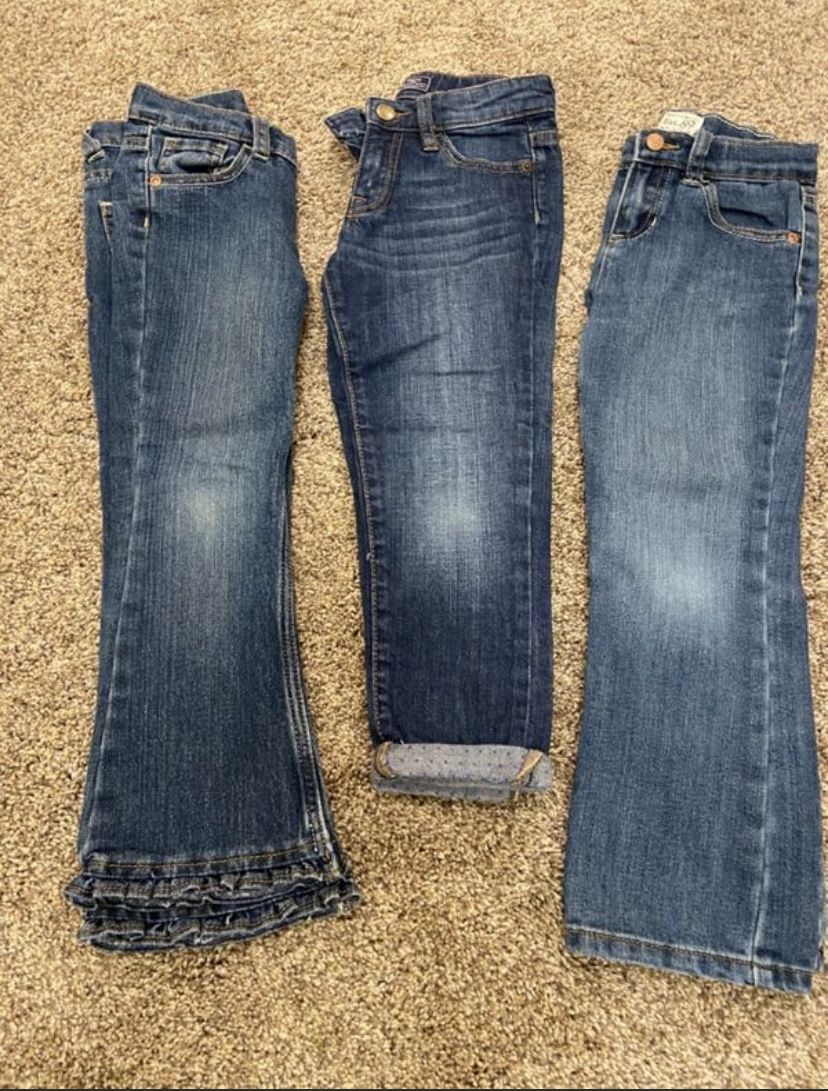 Girls 5T jeans lot